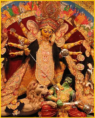 Information about dussehra special goddess Mahisasura Mardhini shodashopachara puja vidhanam shodashopachara puja